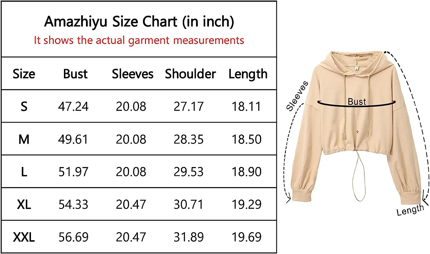 Amazhiyu Womens Waffle Knit Cropped Hoodie