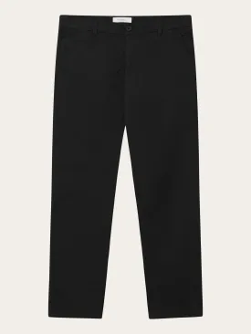 CHUCK regular chino poplin pant - Black Jet