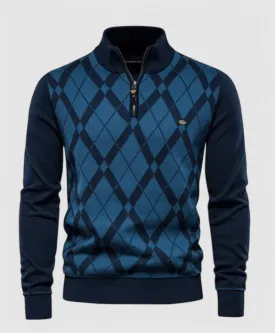 Constantine | Diamond Zip Sweater