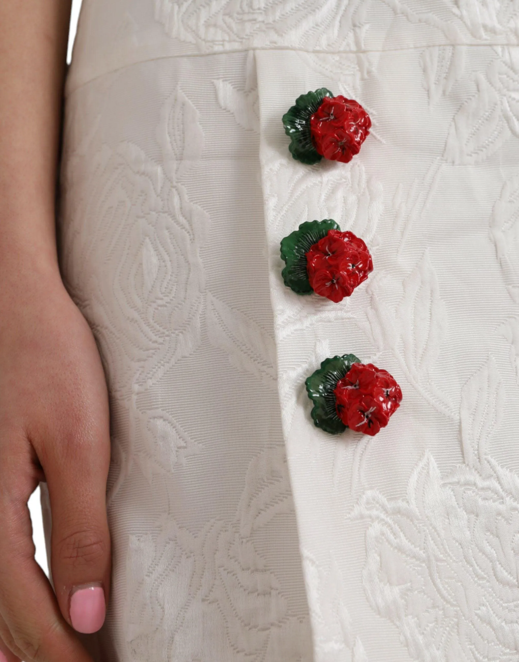 Dolce & Gabbana Floral A-line Mini Skirt
