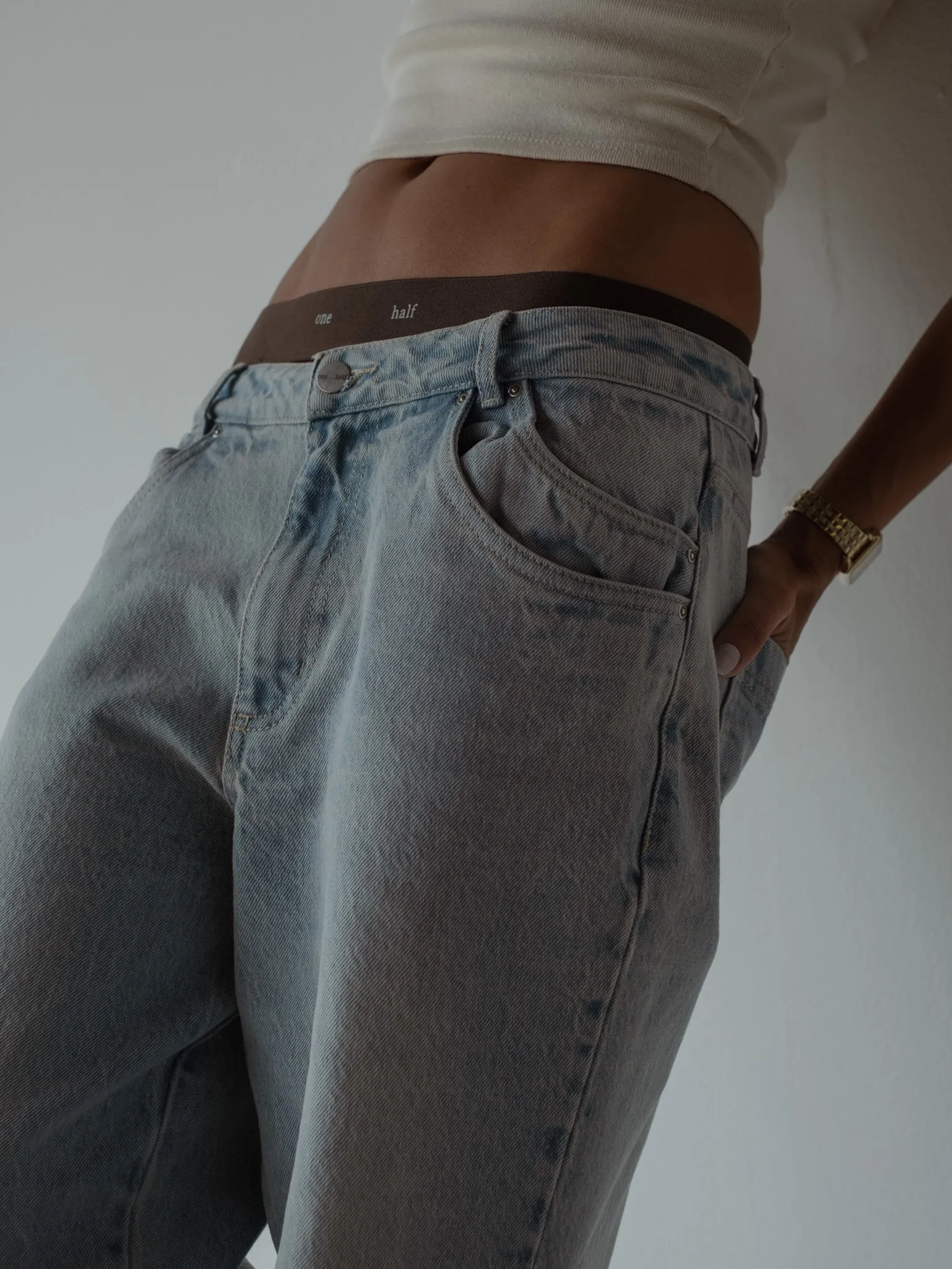DOUBLE POCKET JEAN - ARCTIC BLUE