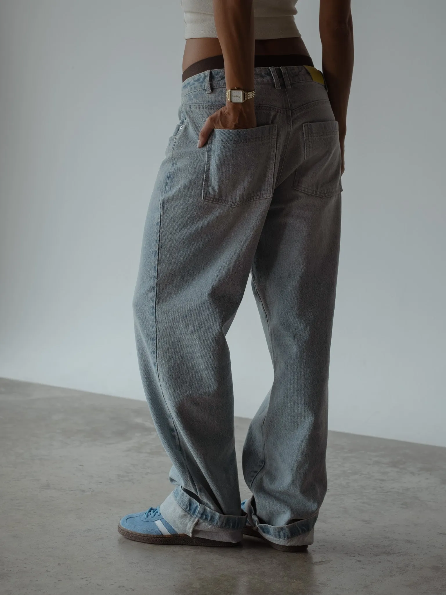 DOUBLE POCKET JEAN - ARCTIC BLUE