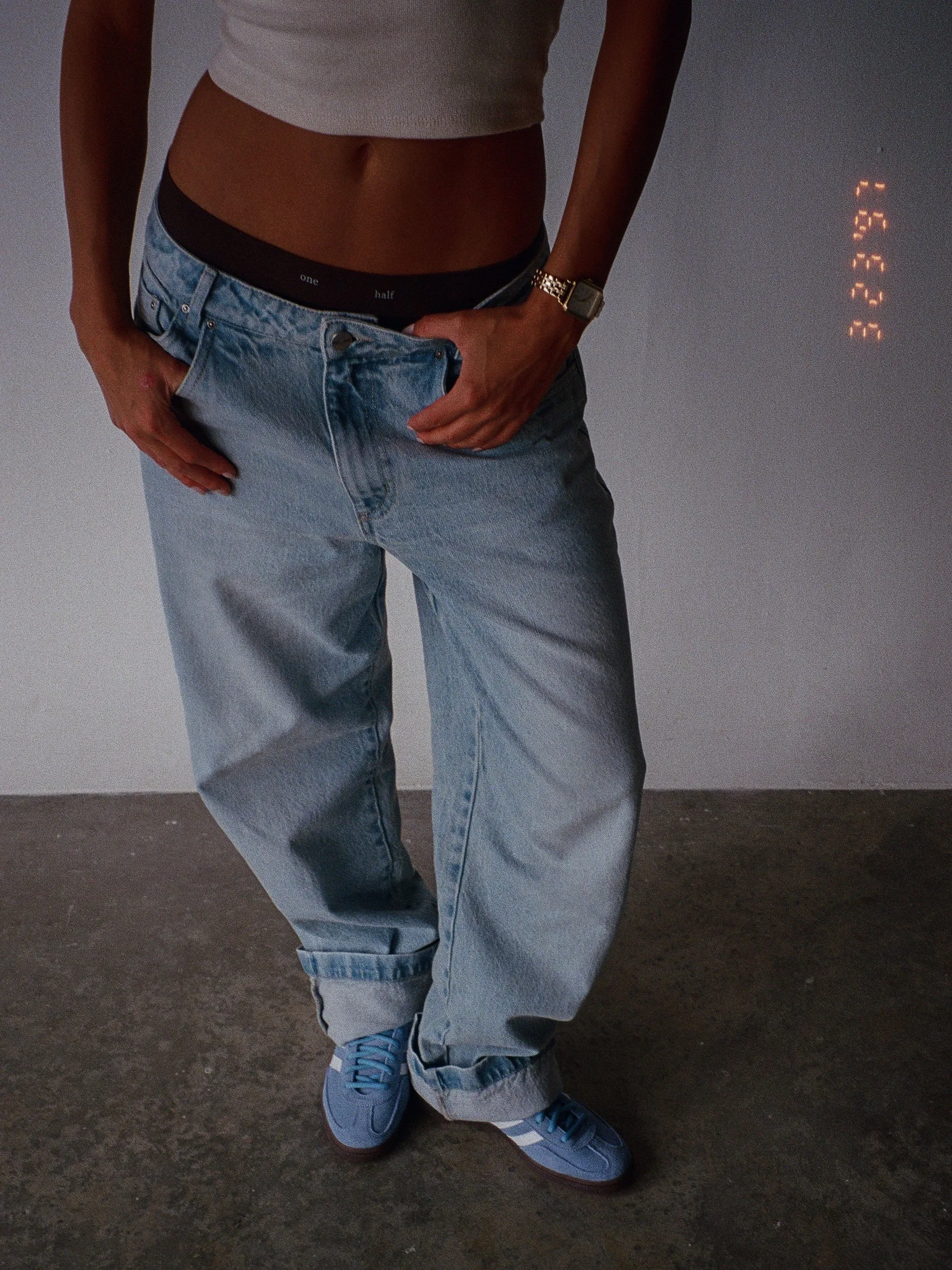 DOUBLE POCKET JEAN - ARCTIC BLUE