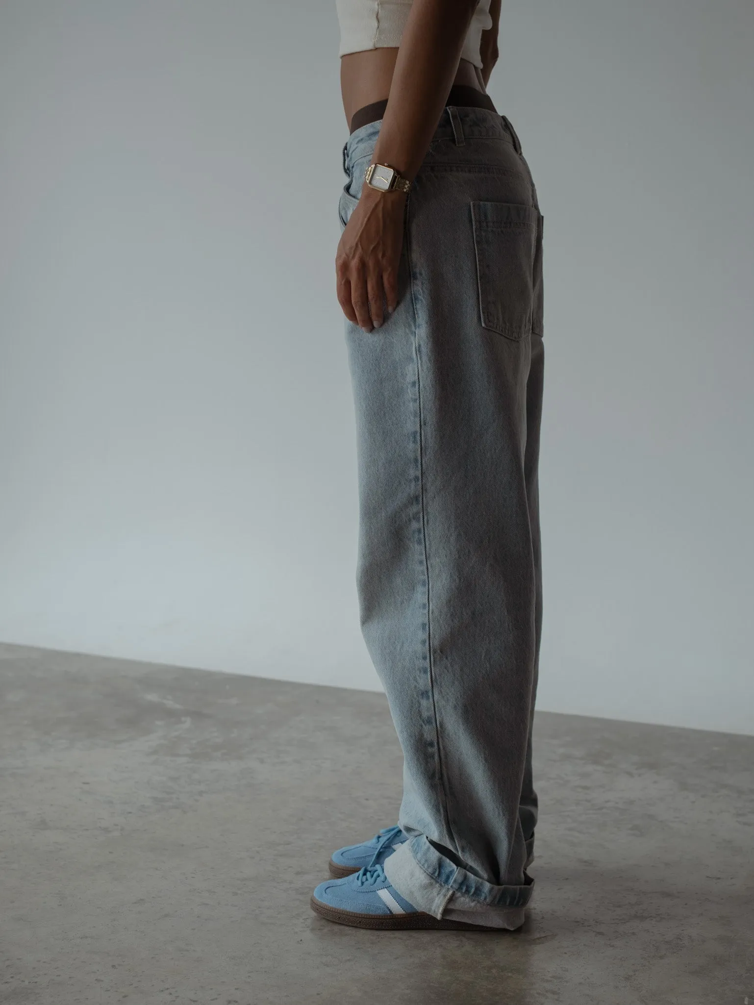 DOUBLE POCKET JEAN - ARCTIC BLUE
