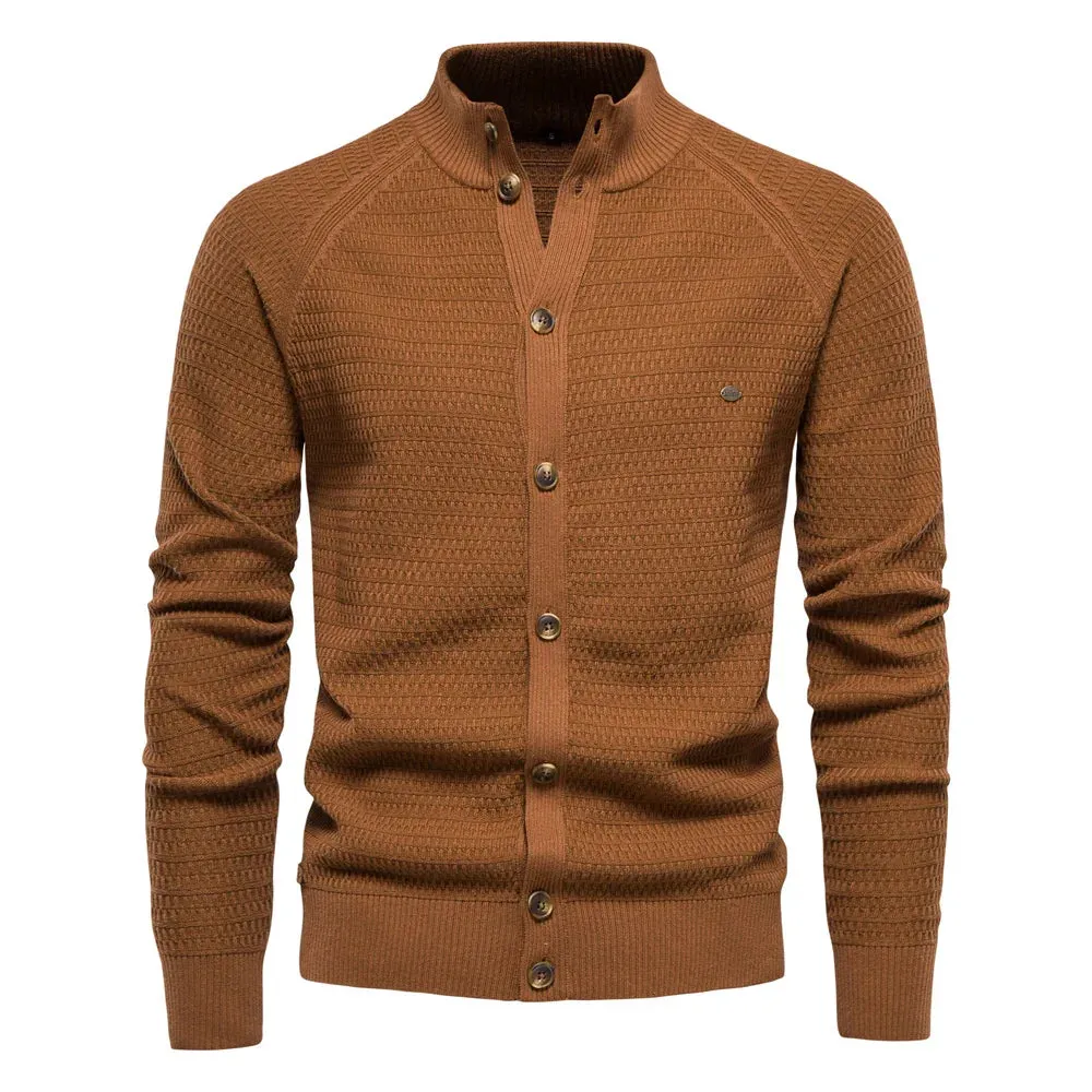 Edmund | Textured Button Cardigan