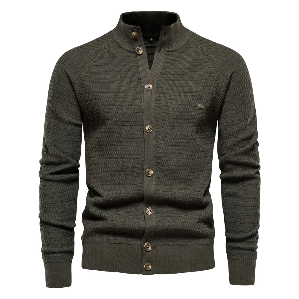 Edmund | Textured Button Cardigan