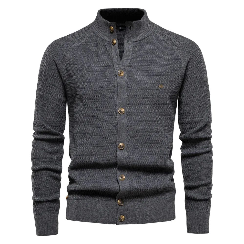 Edmund | Textured Button Cardigan