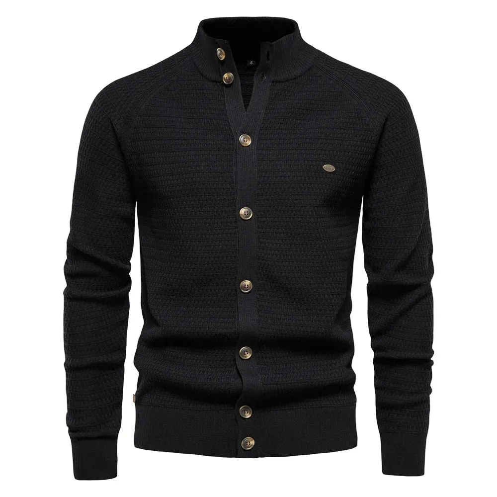 Edmund | Textured Button Cardigan