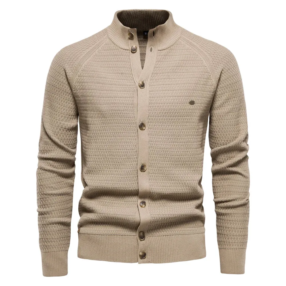 Edmund | Textured Button Cardigan