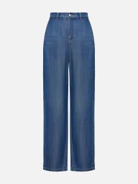 EP YAYING Vintage Straight-leg Jeans