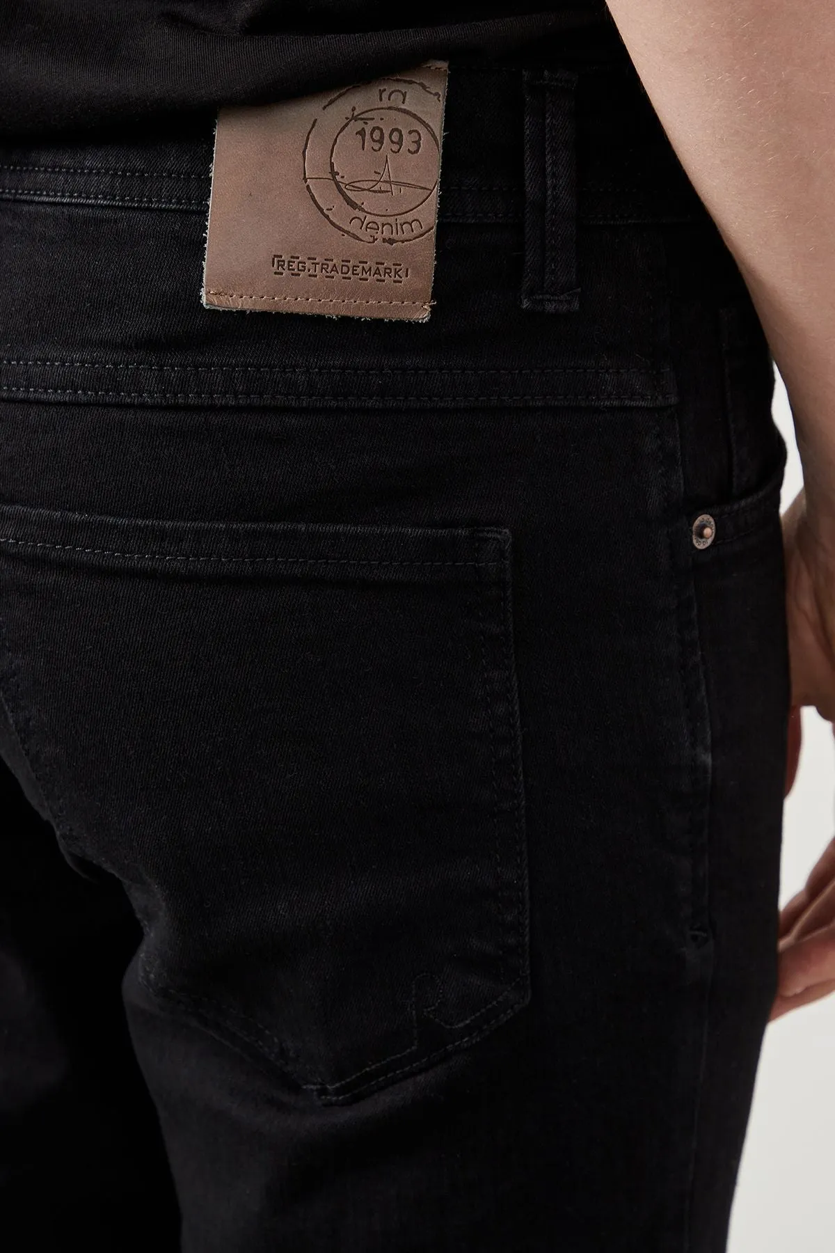 Fere Regular Fit Black Men's Jeans