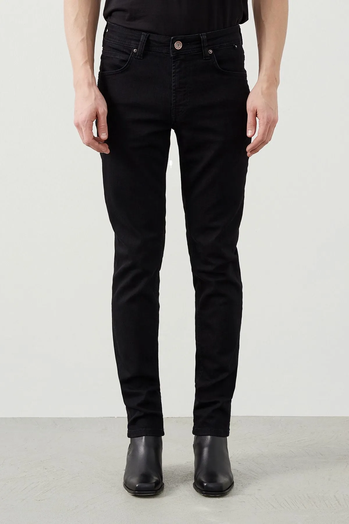 Fere Regular Fit Black Men's Jeans