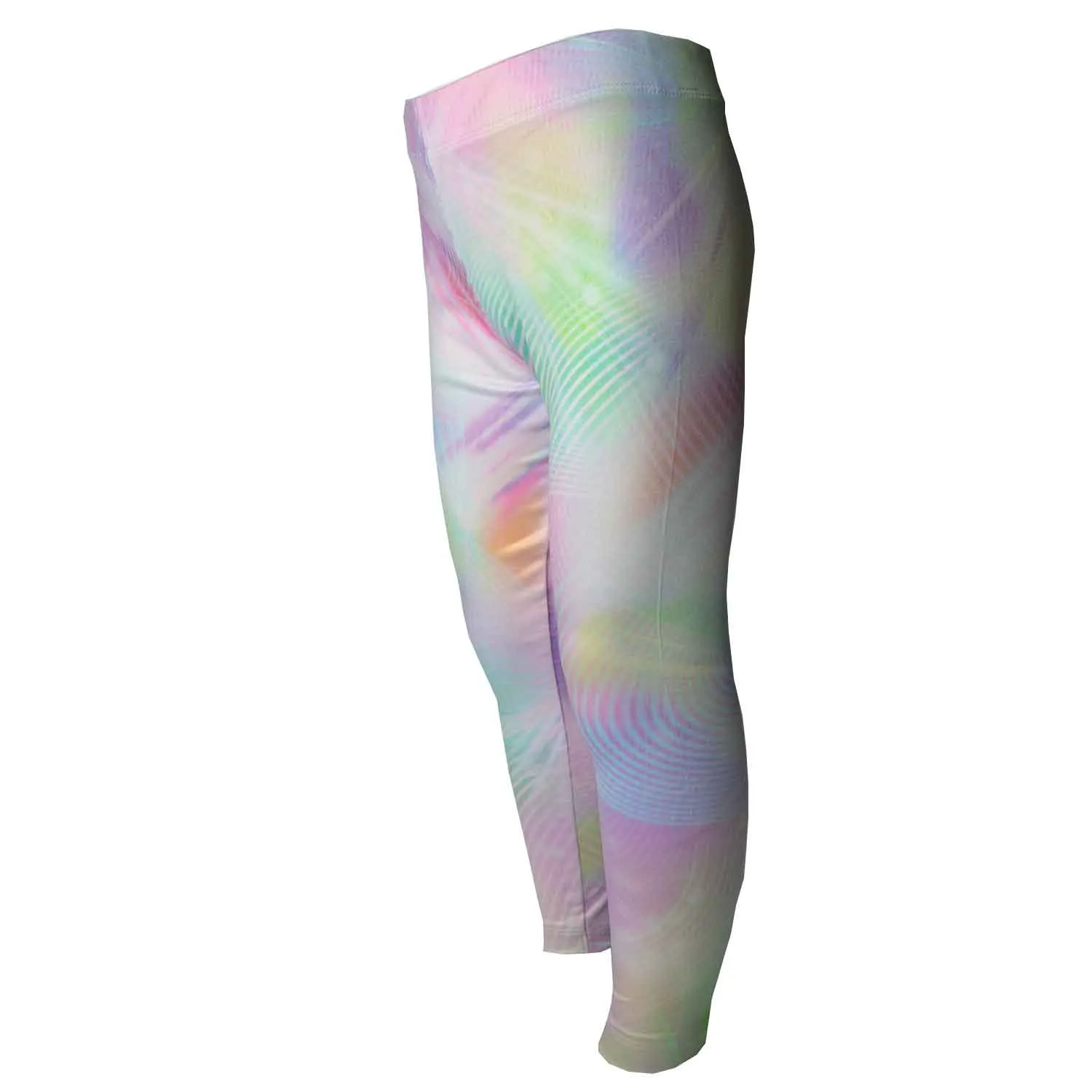 Girls Sports Leggings | Beautiful Rainbow Swirl Print | Ankle-length | Activewear | Age 3 – 12 Years | Broggs®