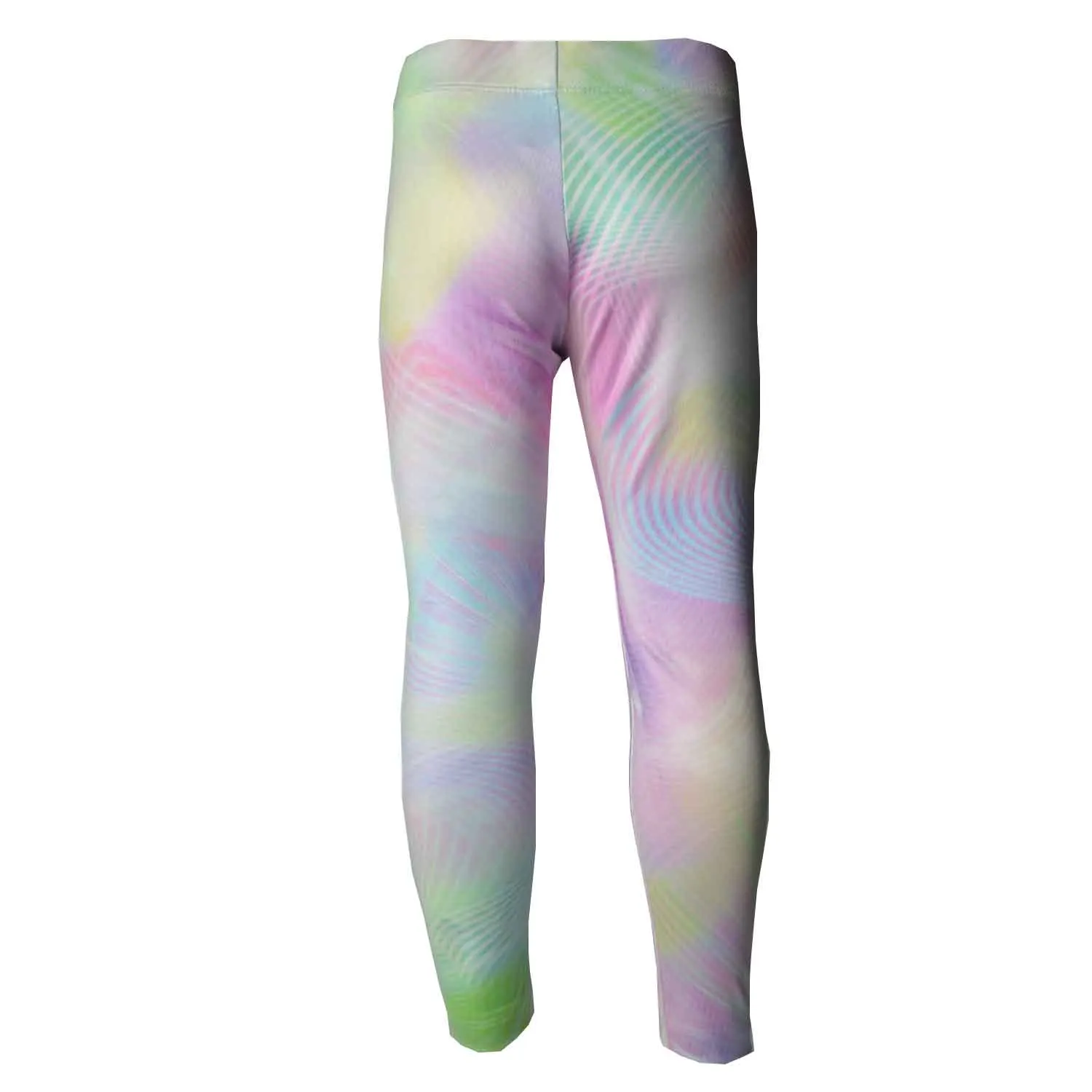 Girls Sports Leggings | Beautiful Rainbow Swirl Print | Ankle-length | Activewear | Age 3 – 12 Years | Broggs®
