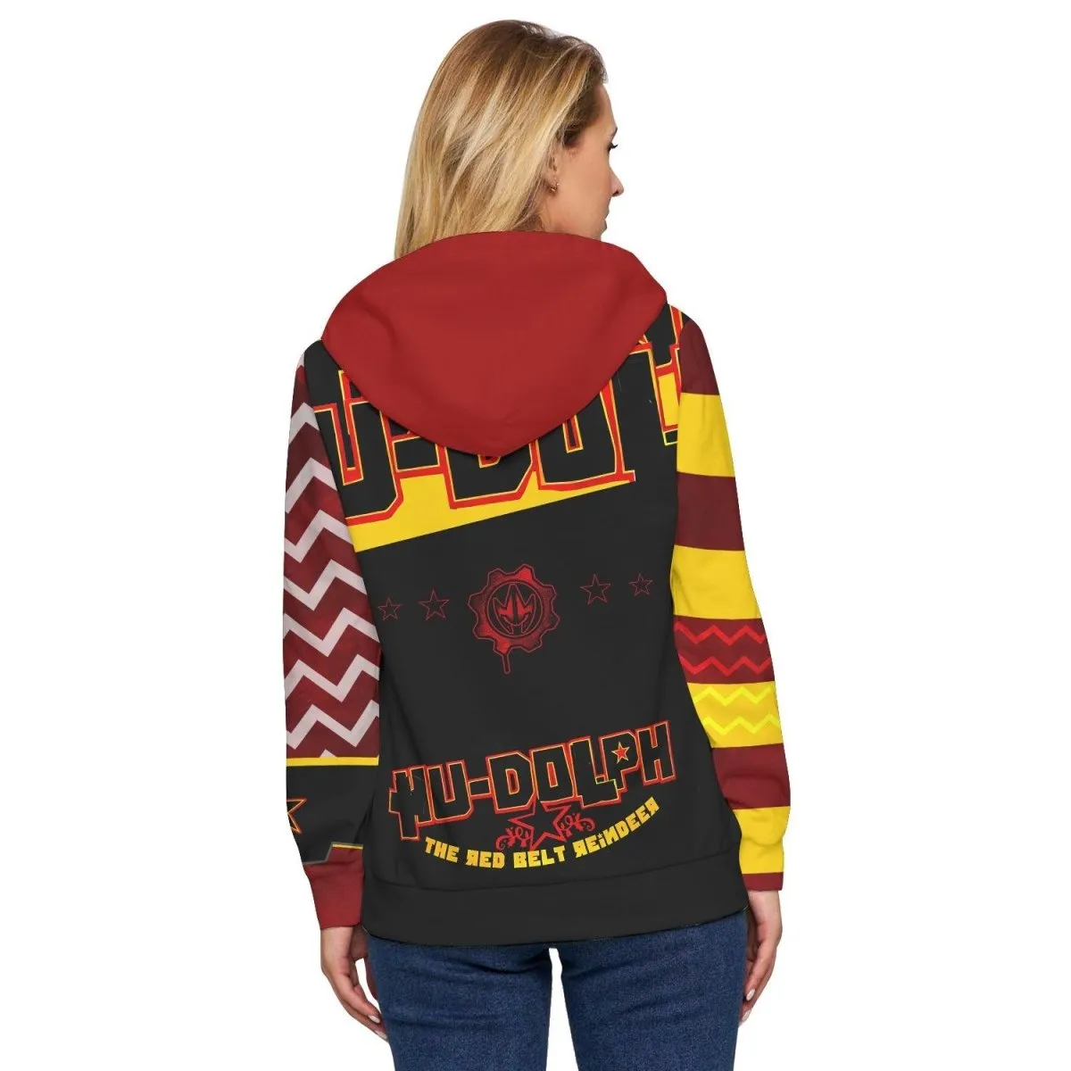 Hudolph The Red Belt Reindeer Pullover & Zip Hoodie