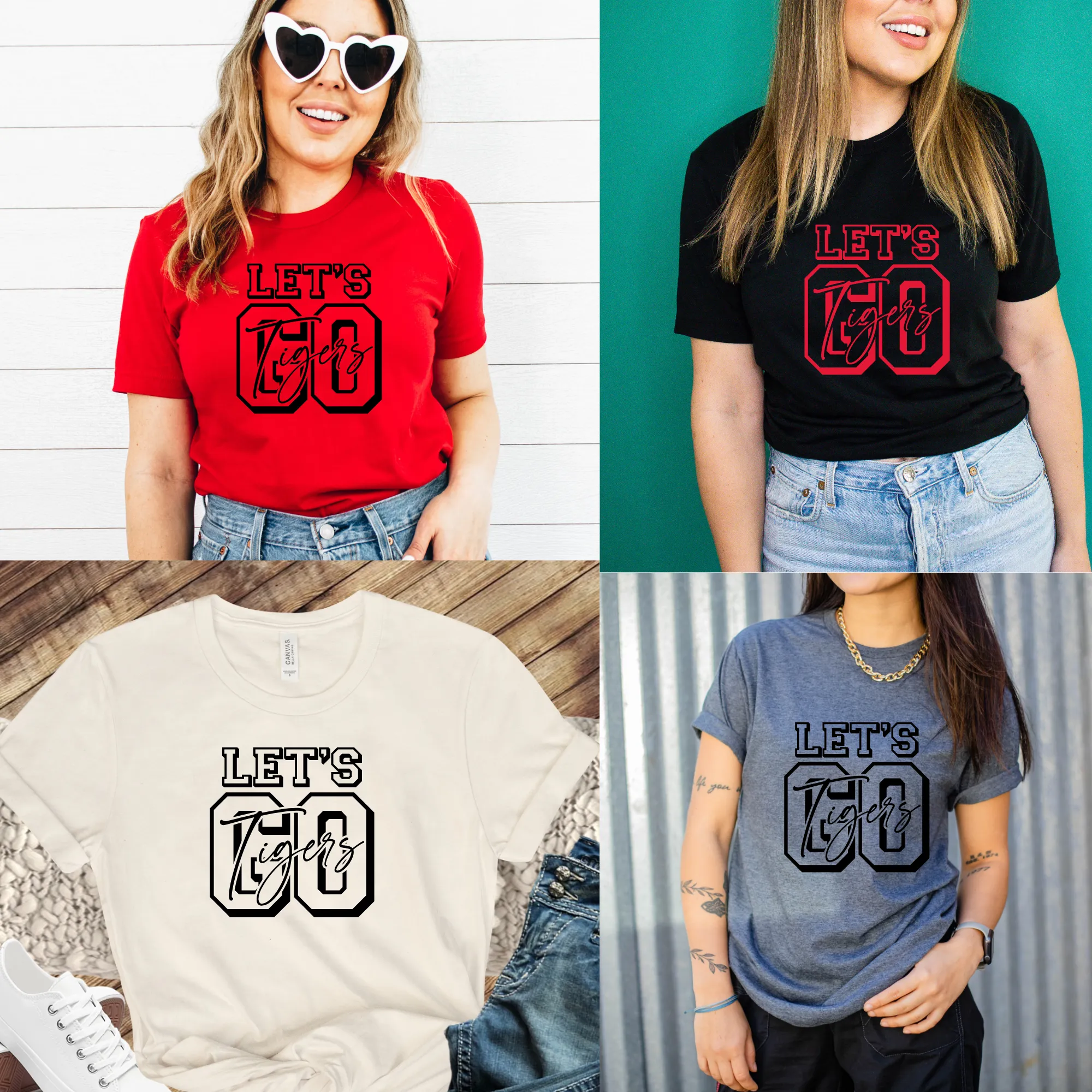 Let's Go Tigers Tee