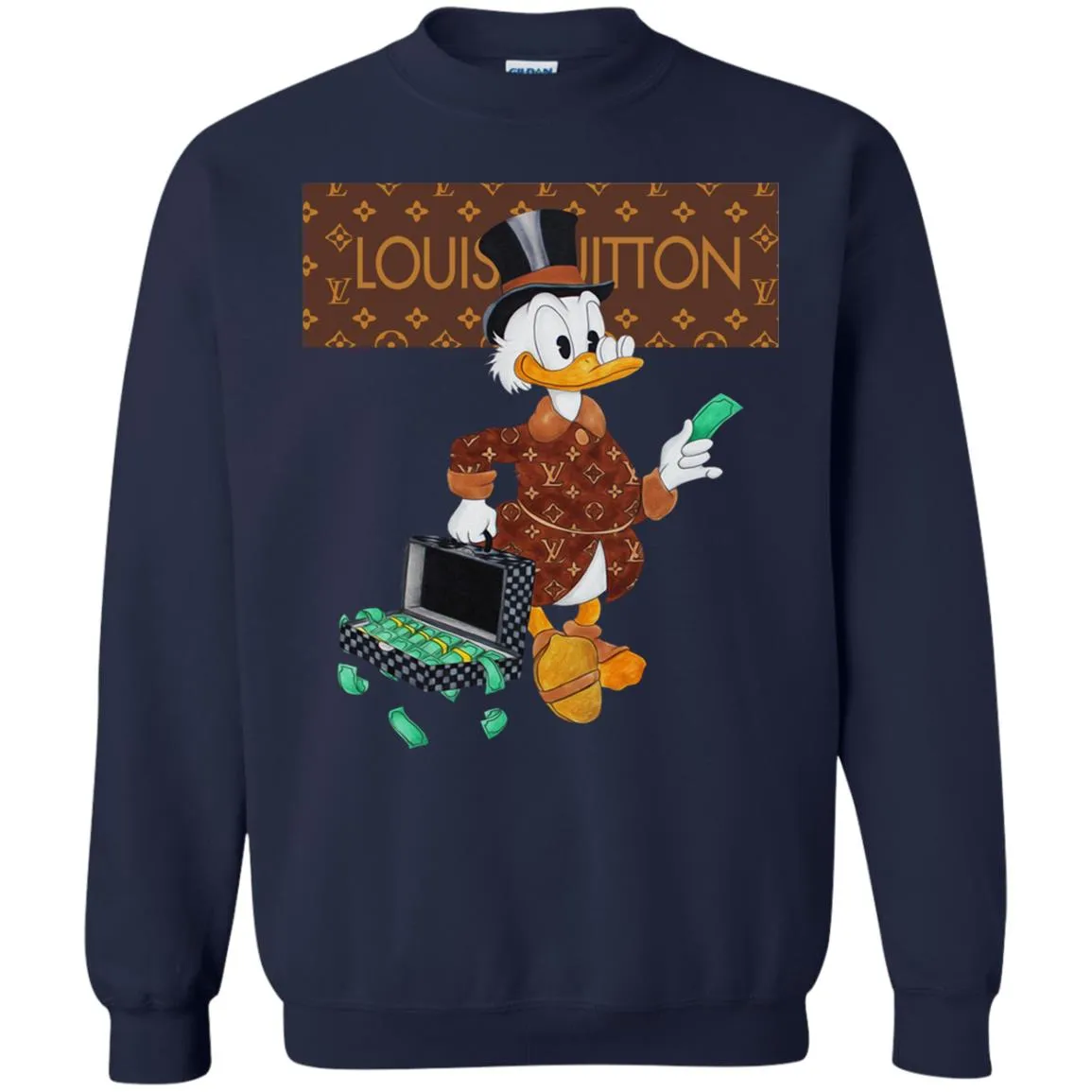 Louis Vuitton Donald Duck T-shirt Crewneck Pullover Sweatshirt
