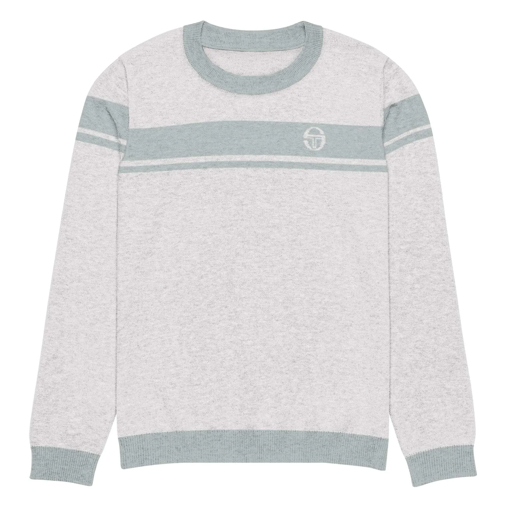 McEnroe Young Line Silver Blue Knitted Sweater