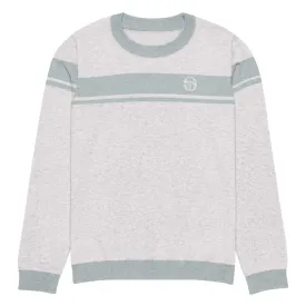 McEnroe Young Line Silver Blue Knitted Sweater