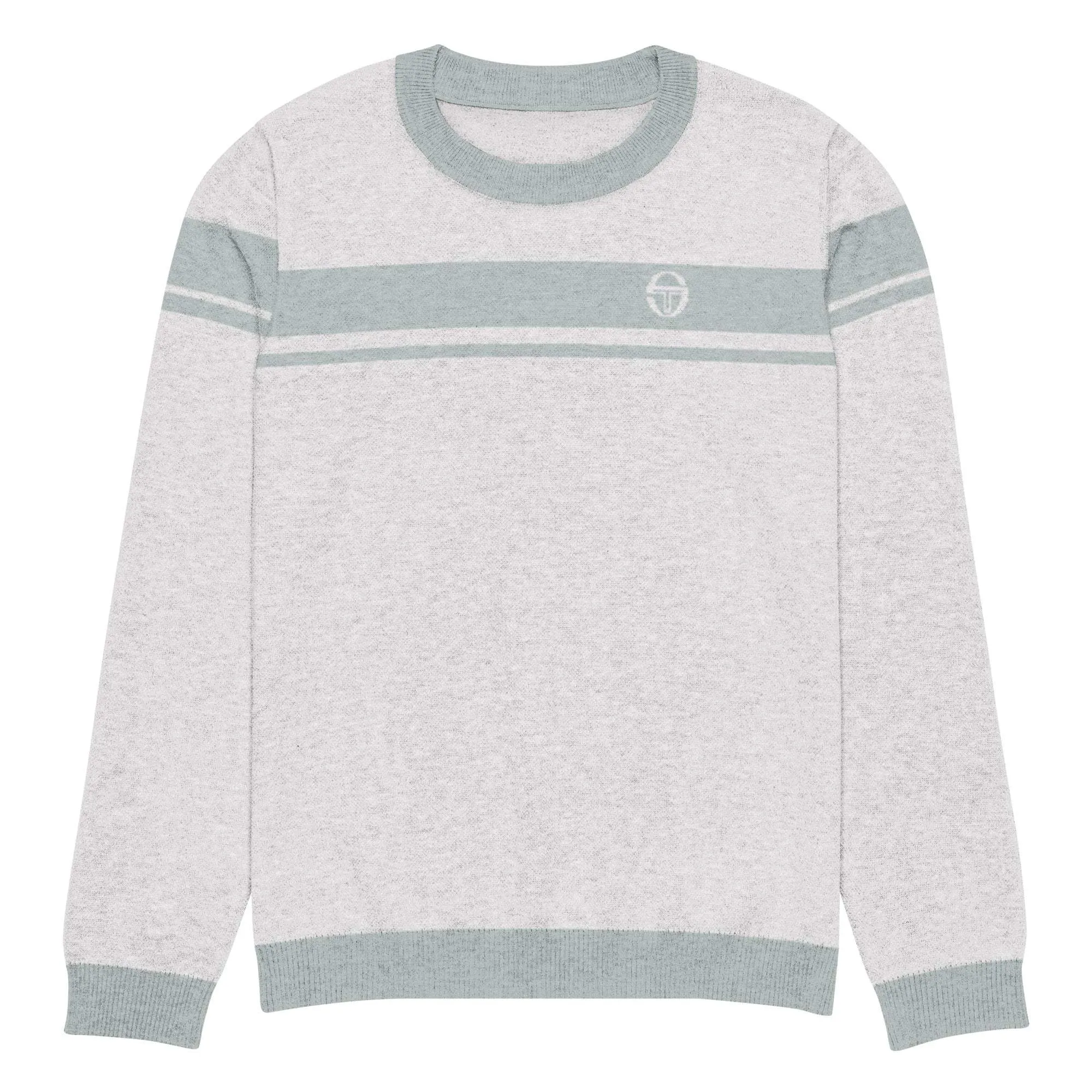 McEnroe Young Line Silver Blue Knitted Sweater