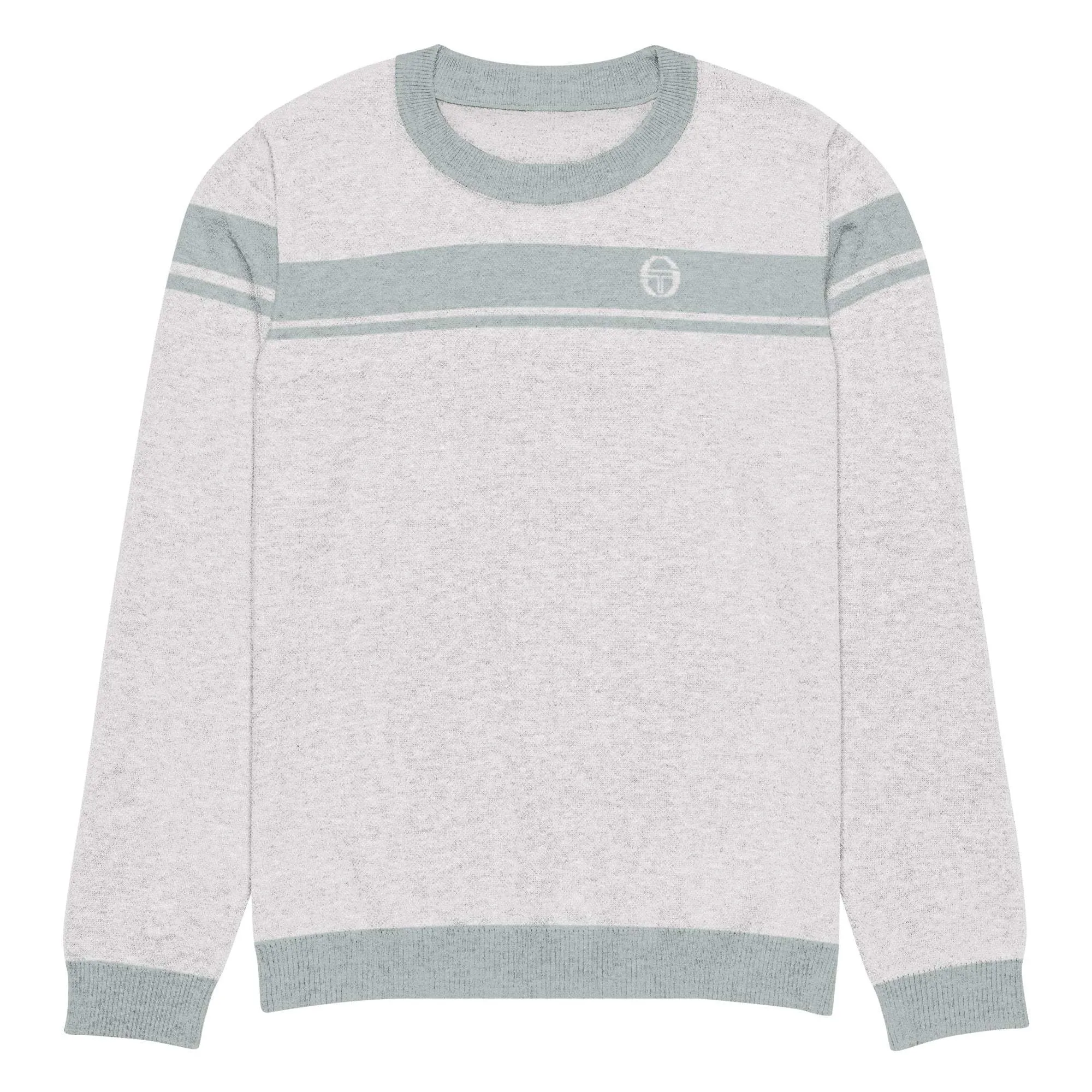 McEnroe Young Line Silver Blue Knitted Sweater