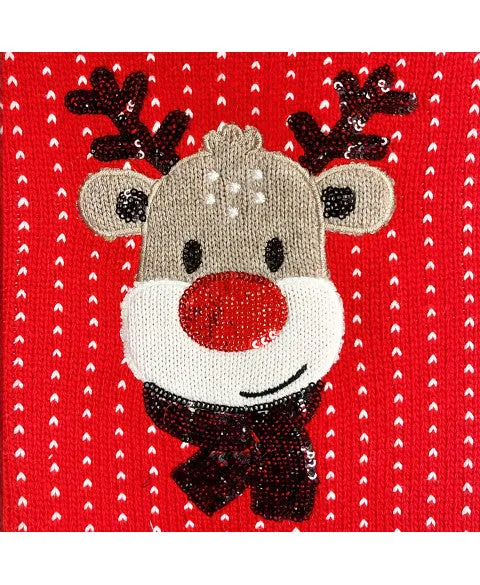 Milk and Pepper Usko Sweater RED