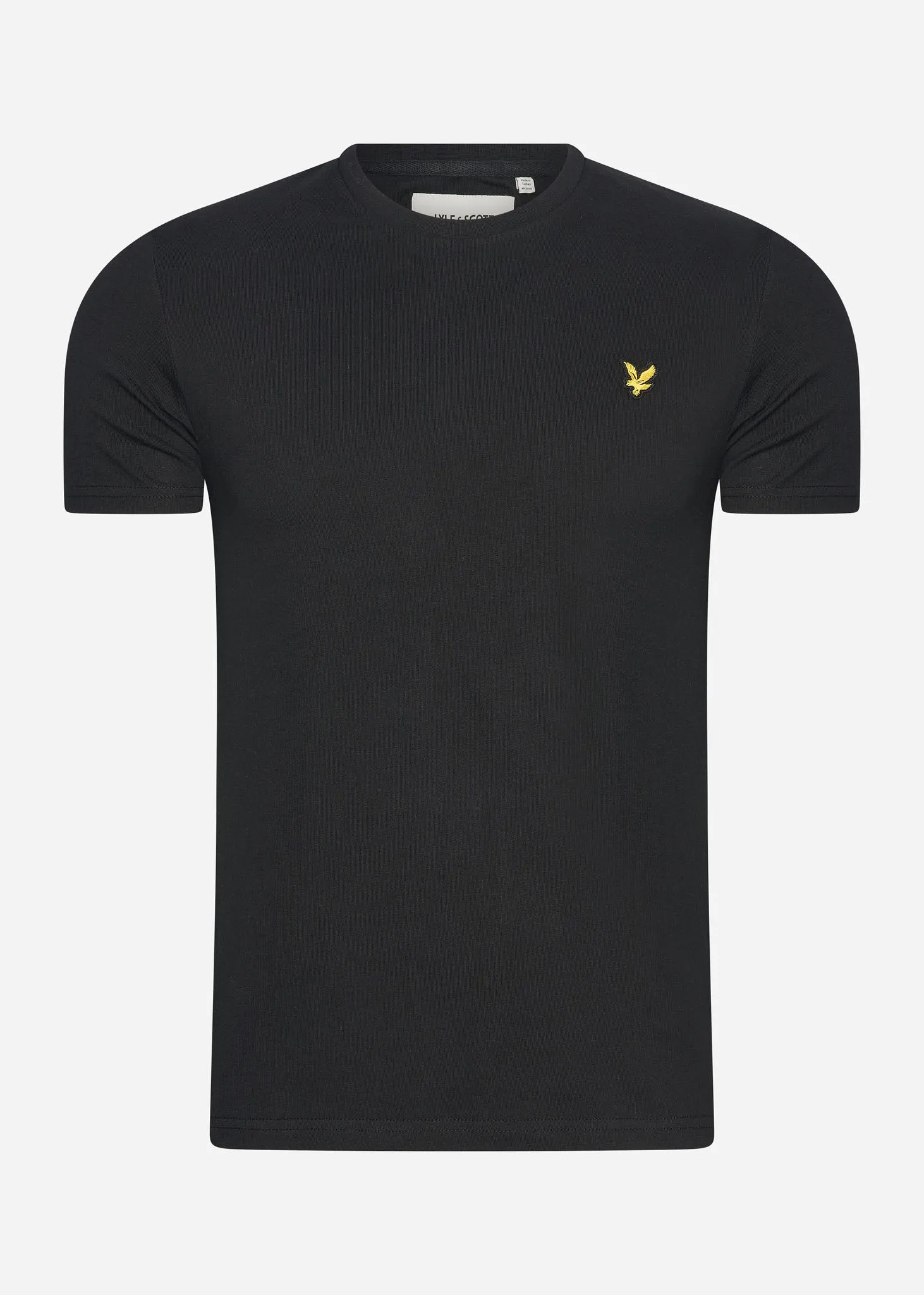 Plain t-shirt - jet black 3 pack