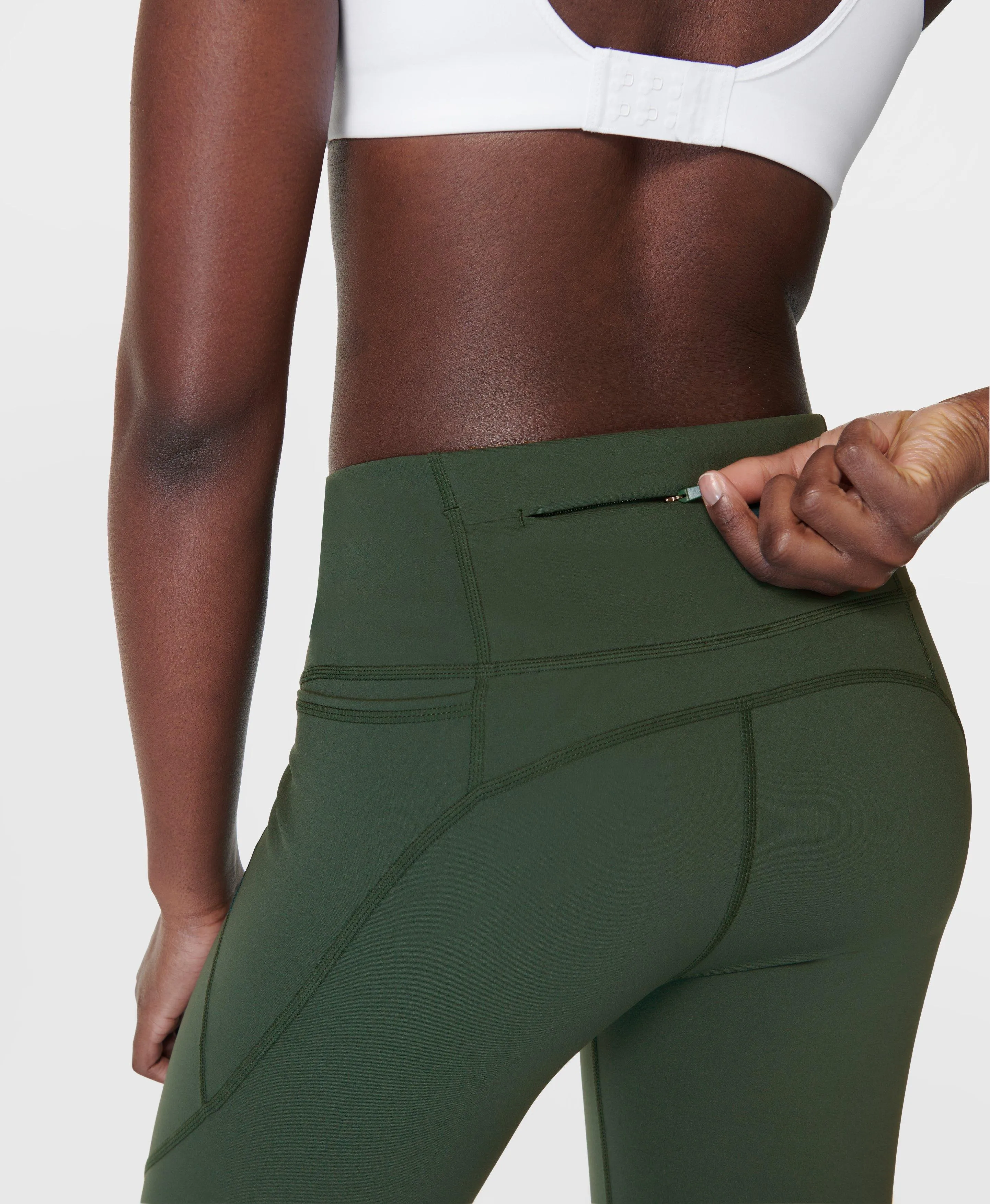 Power Workout Leggings Sb5400 Trek-Green