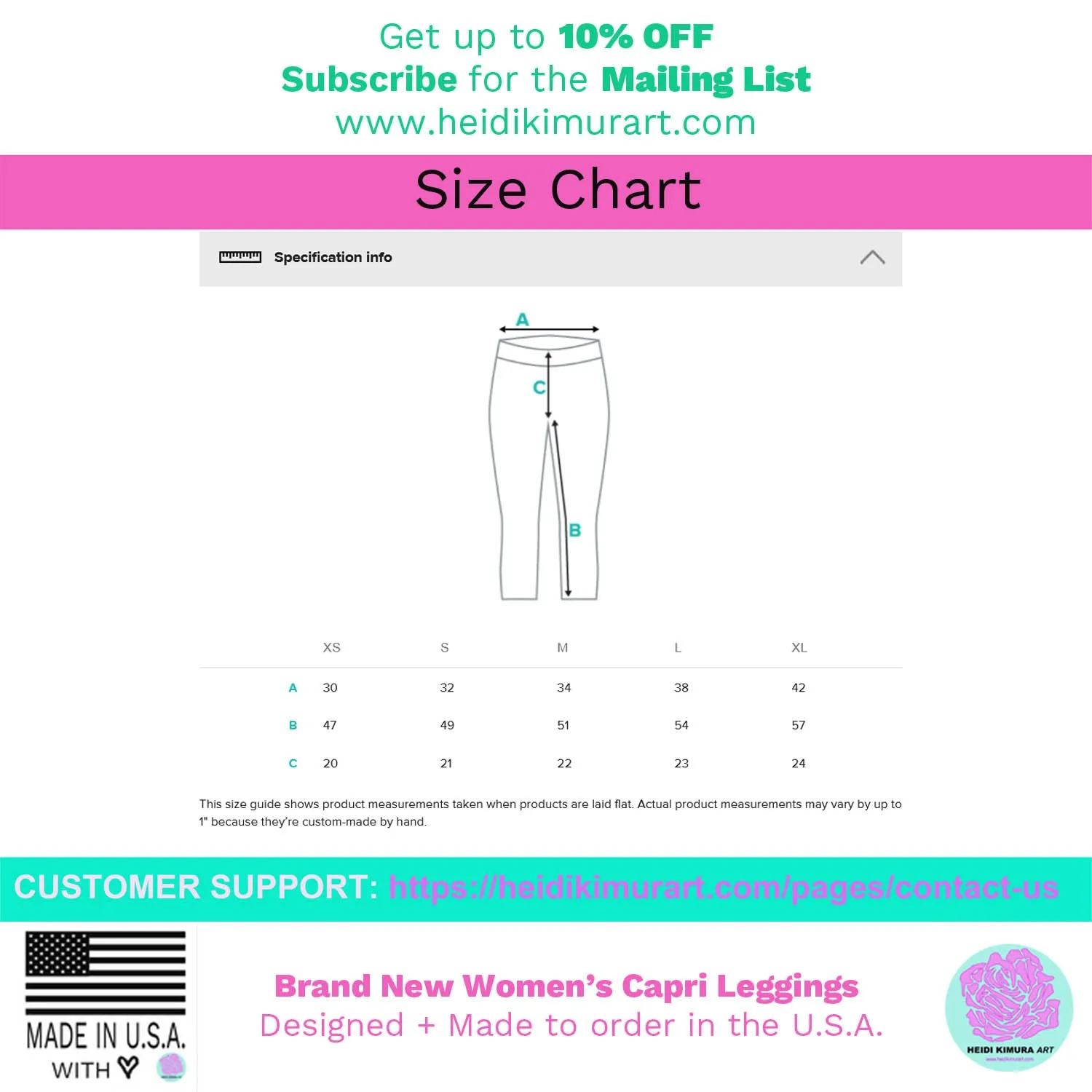 Rosewood Pink Rose Capris Tights, Designer Floral Capri Leggings Casual Comfy Outfits - Made in USA