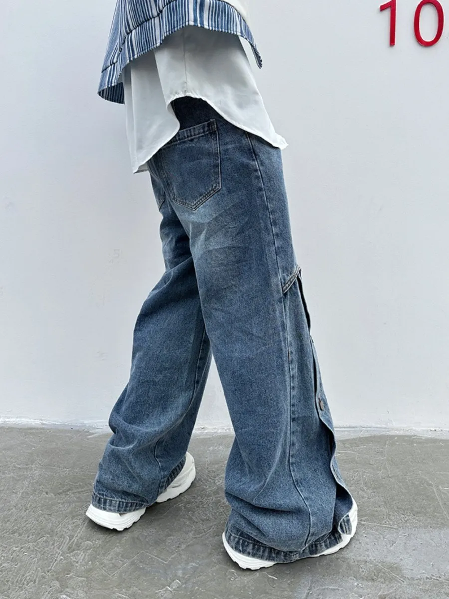 straight wide-leg jeans na1355
