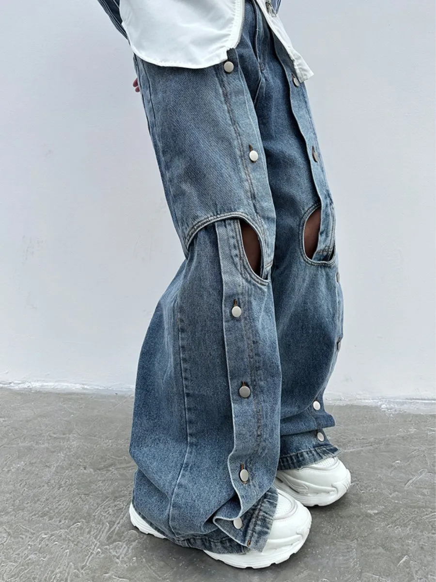 straight wide-leg jeans na1355