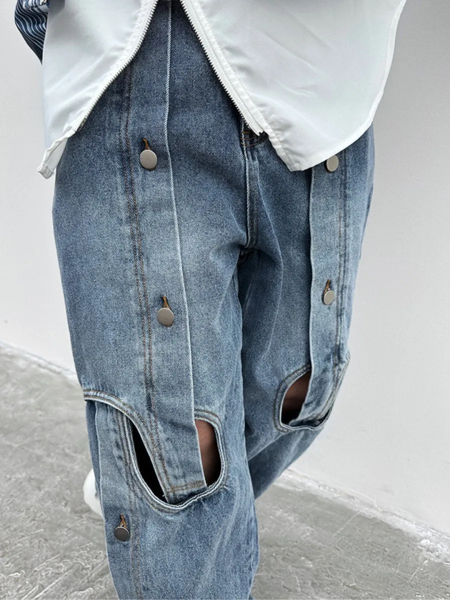 straight wide-leg jeans na1355
