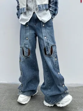 straight wide-leg jeans na1355