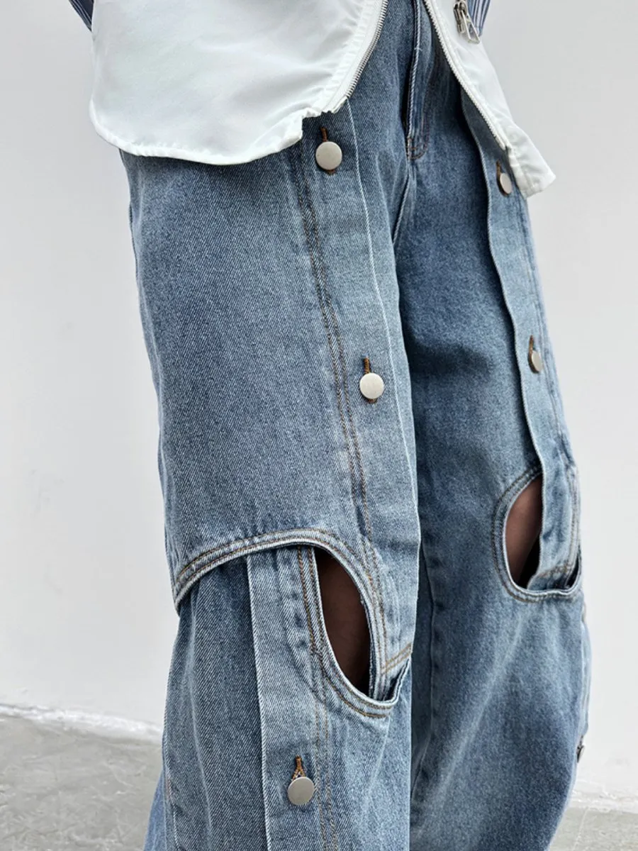 straight wide-leg jeans na1355