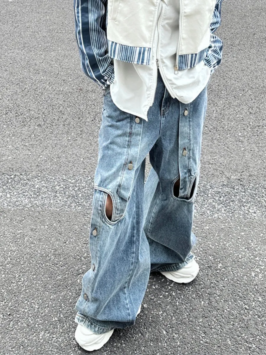 straight wide-leg jeans na1355