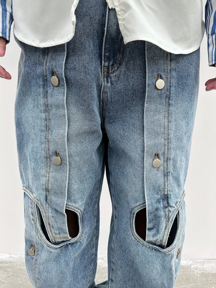straight wide-leg jeans na1355