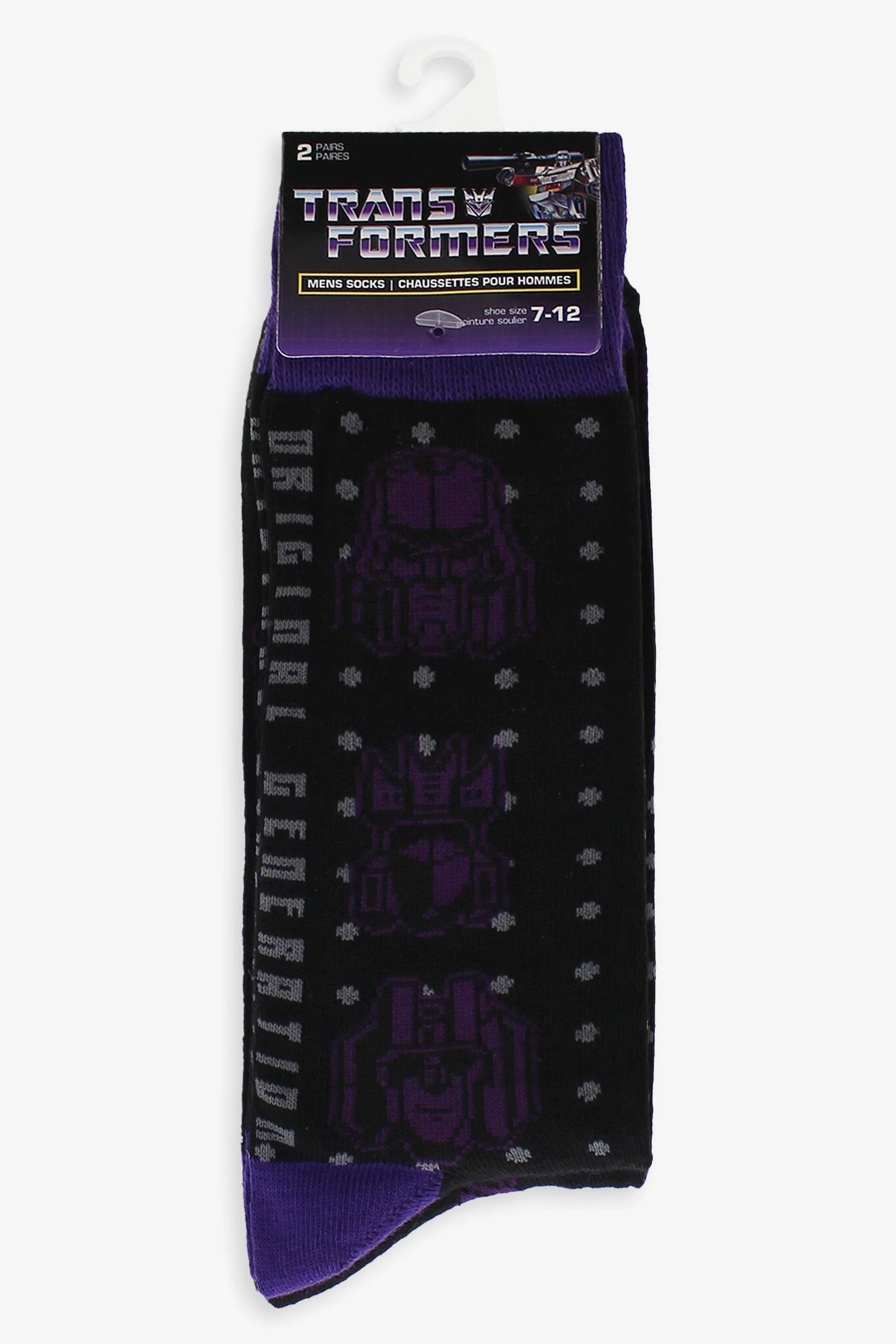 Transformers 2-Pack Mens Dress Crew Socks