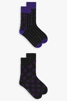 Transformers 2-Pack Mens Dress Crew Socks