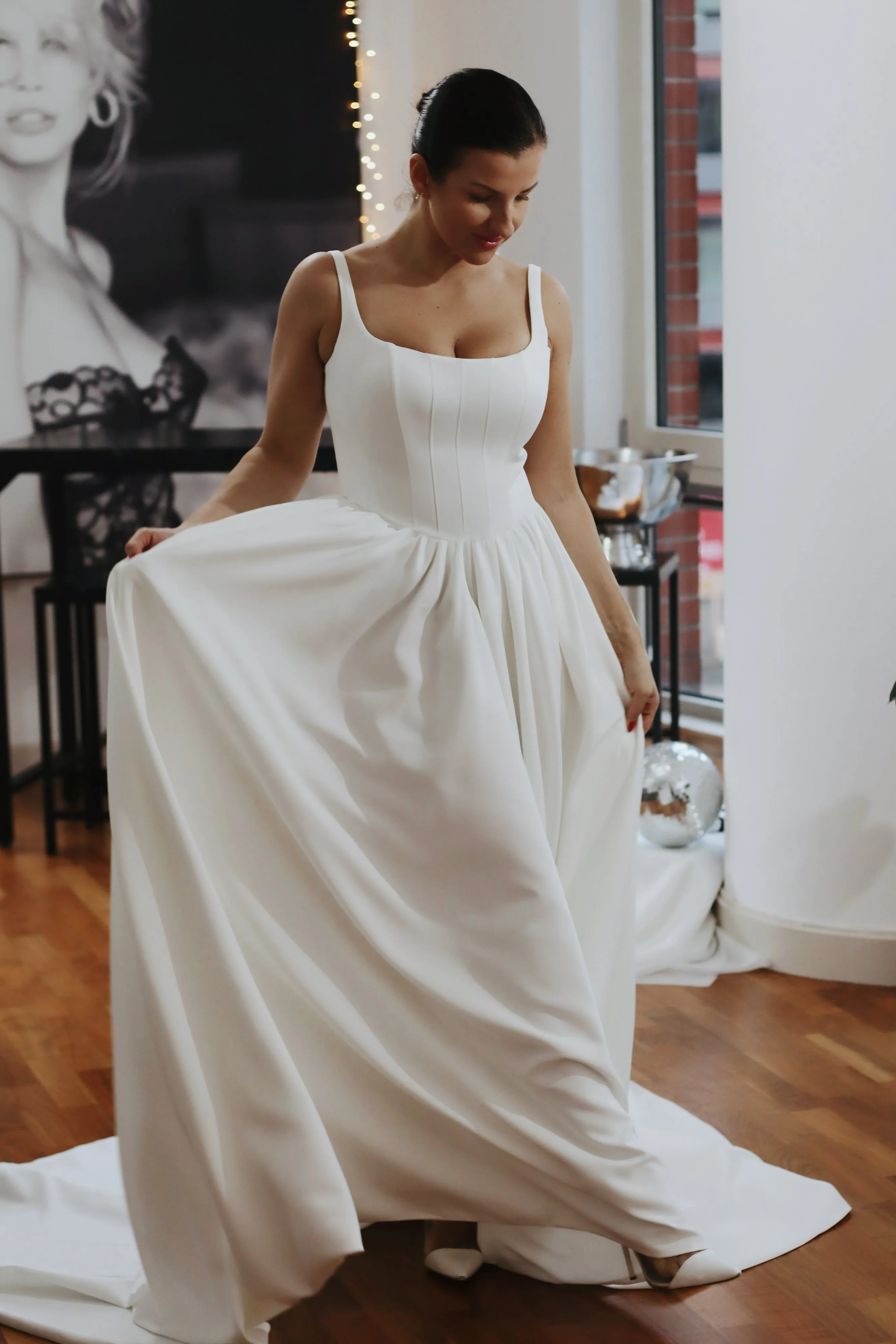 Try At Home -  Hope Basque Waist Bridal Gown