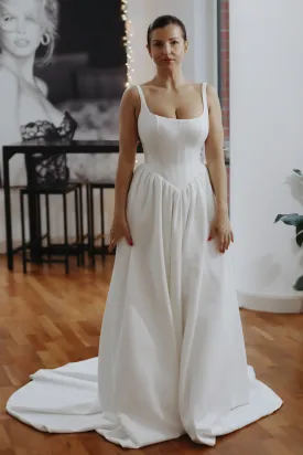 Try At Home -  Hope Basque Waist Bridal Gown