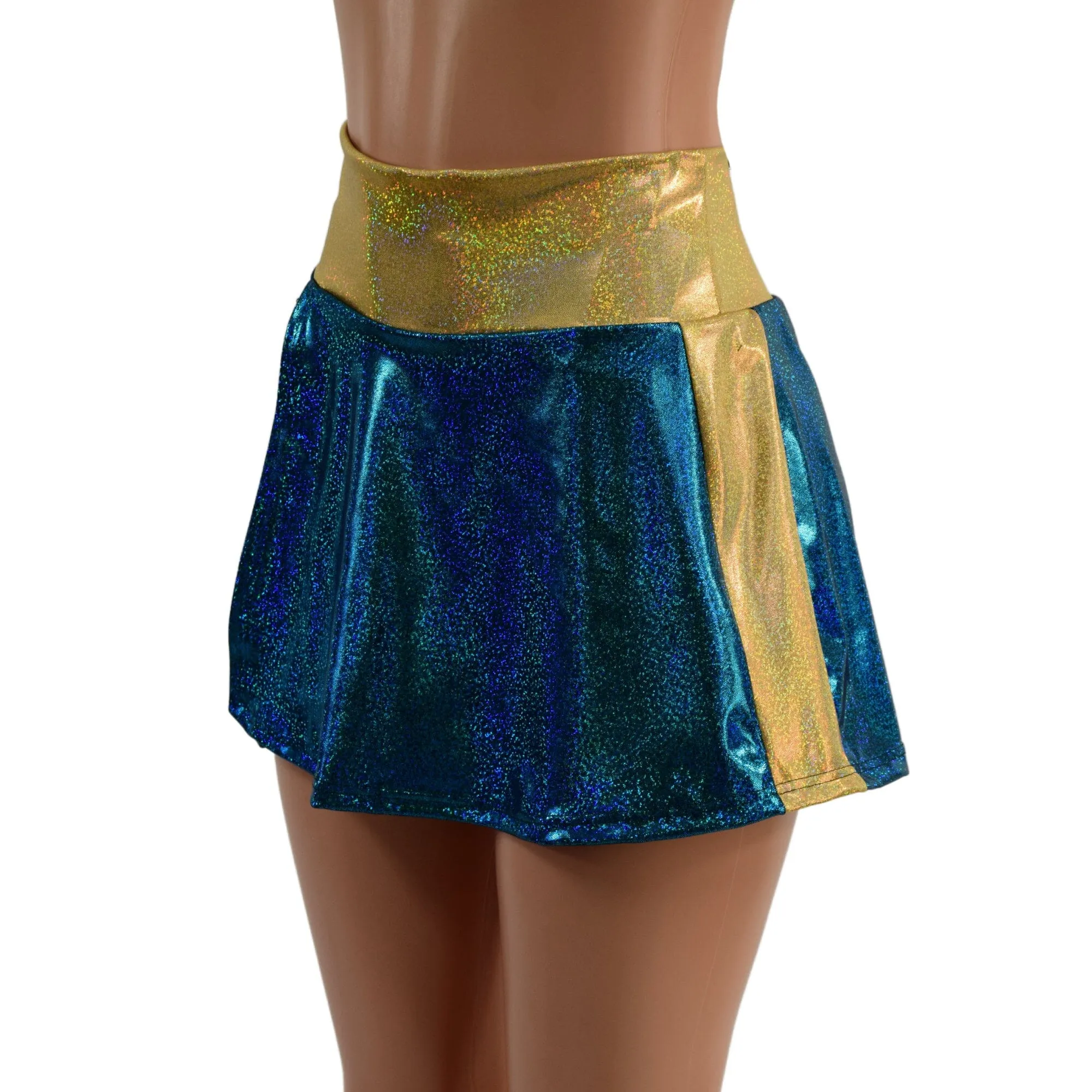 Victory A Line Skirt with Thigh Slit