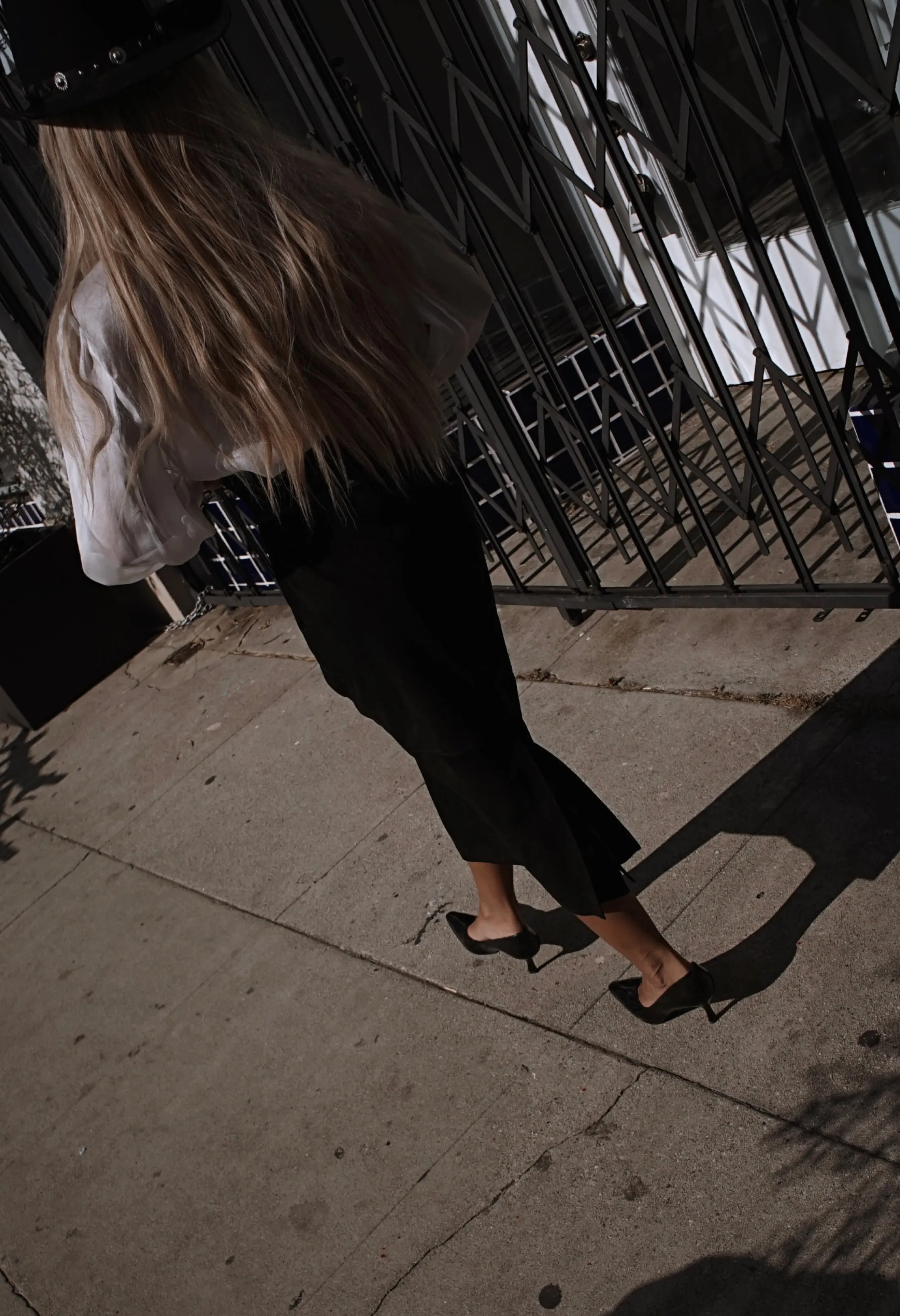 Vintage Gucci Suede Pencil Skirt