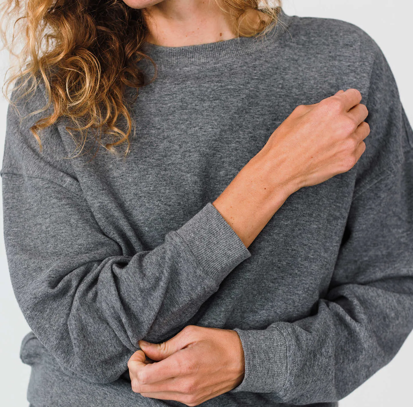 Women's Double-Knit Crew Sweatshirt
