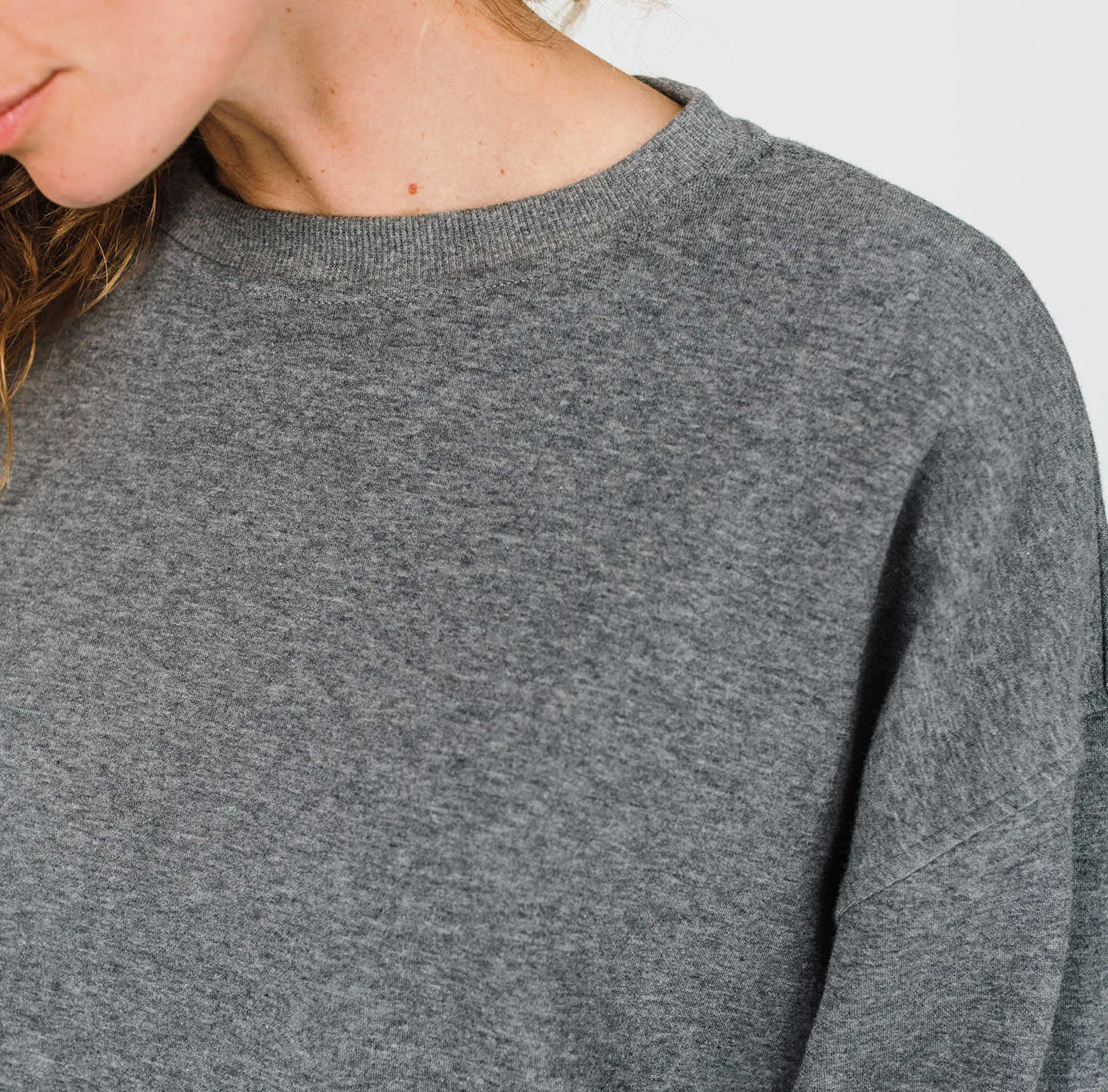 Women's Double-Knit Crew Sweatshirt